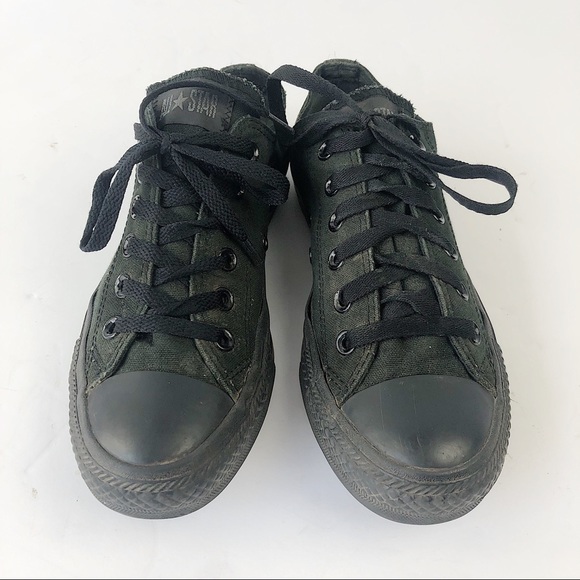 hunter green converse all stars